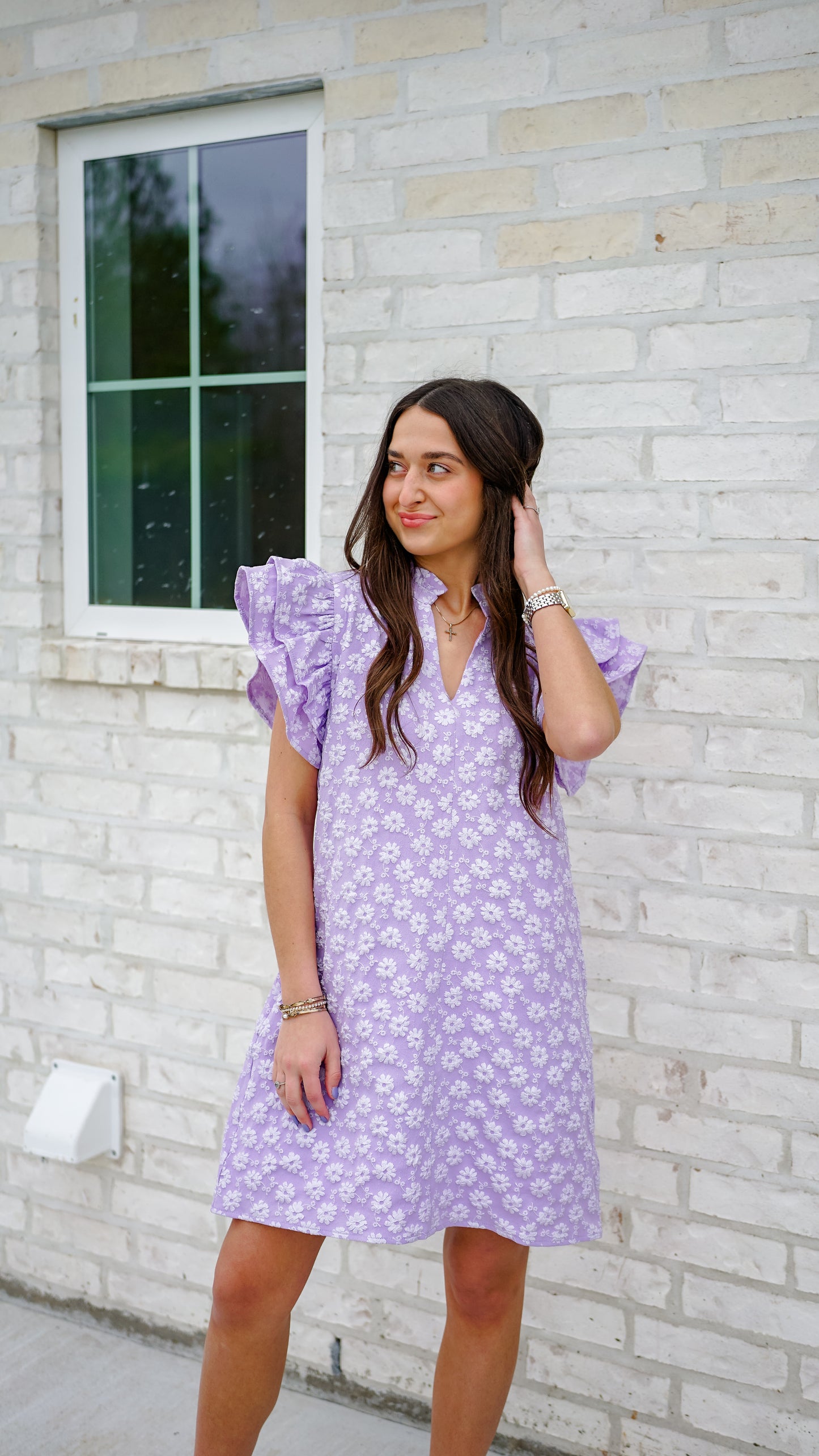 Frolick In Lavender Dress