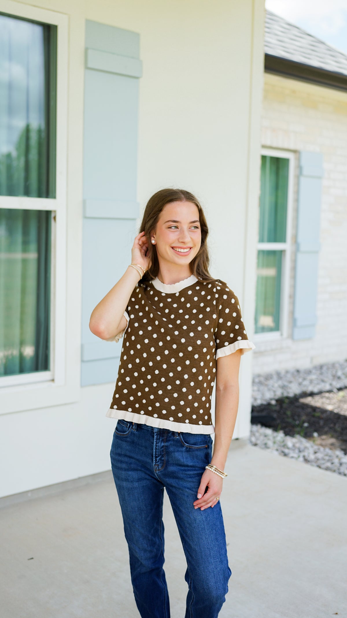 Polka Dot Pretty Top
