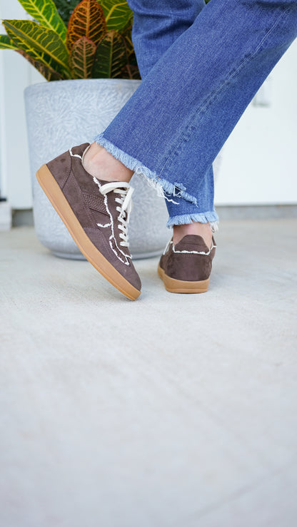 Chocolate Lace Sneakers
