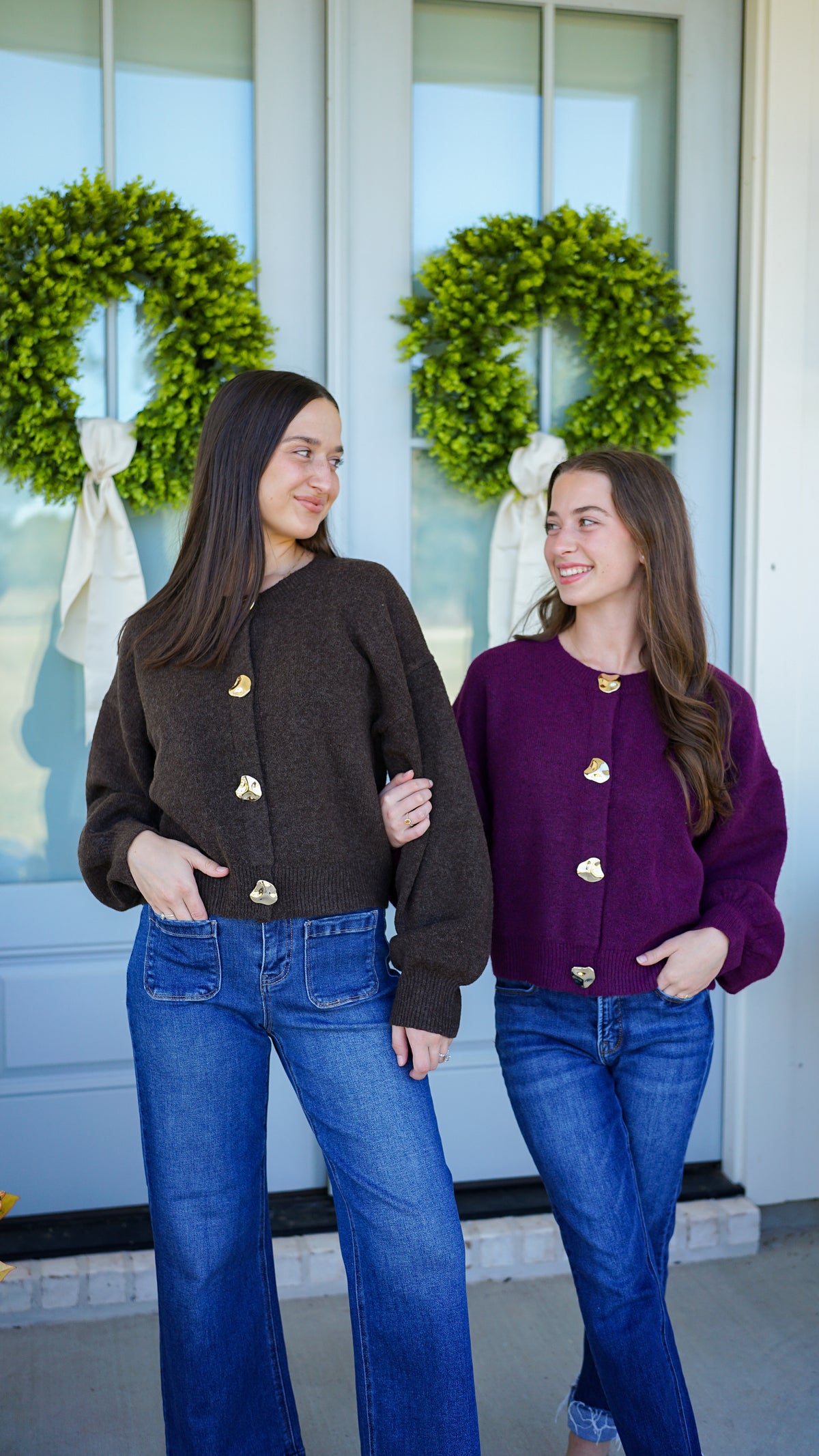 Love at First Sight Chocolate Cardigan