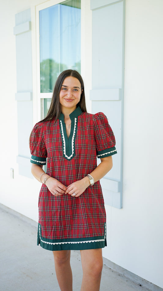 Christmas Plaid Dress