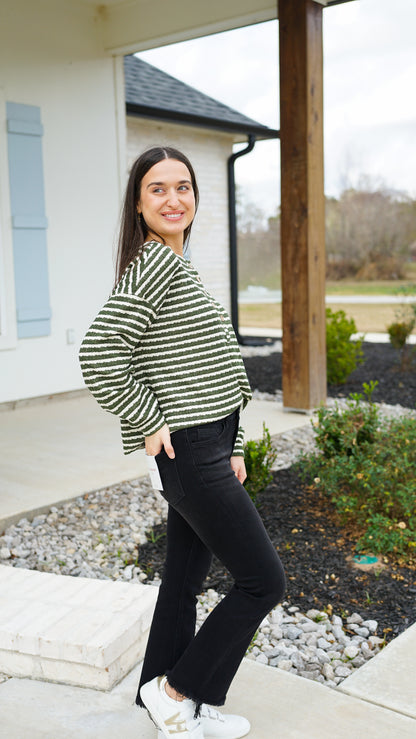 Simple In Stripes Top