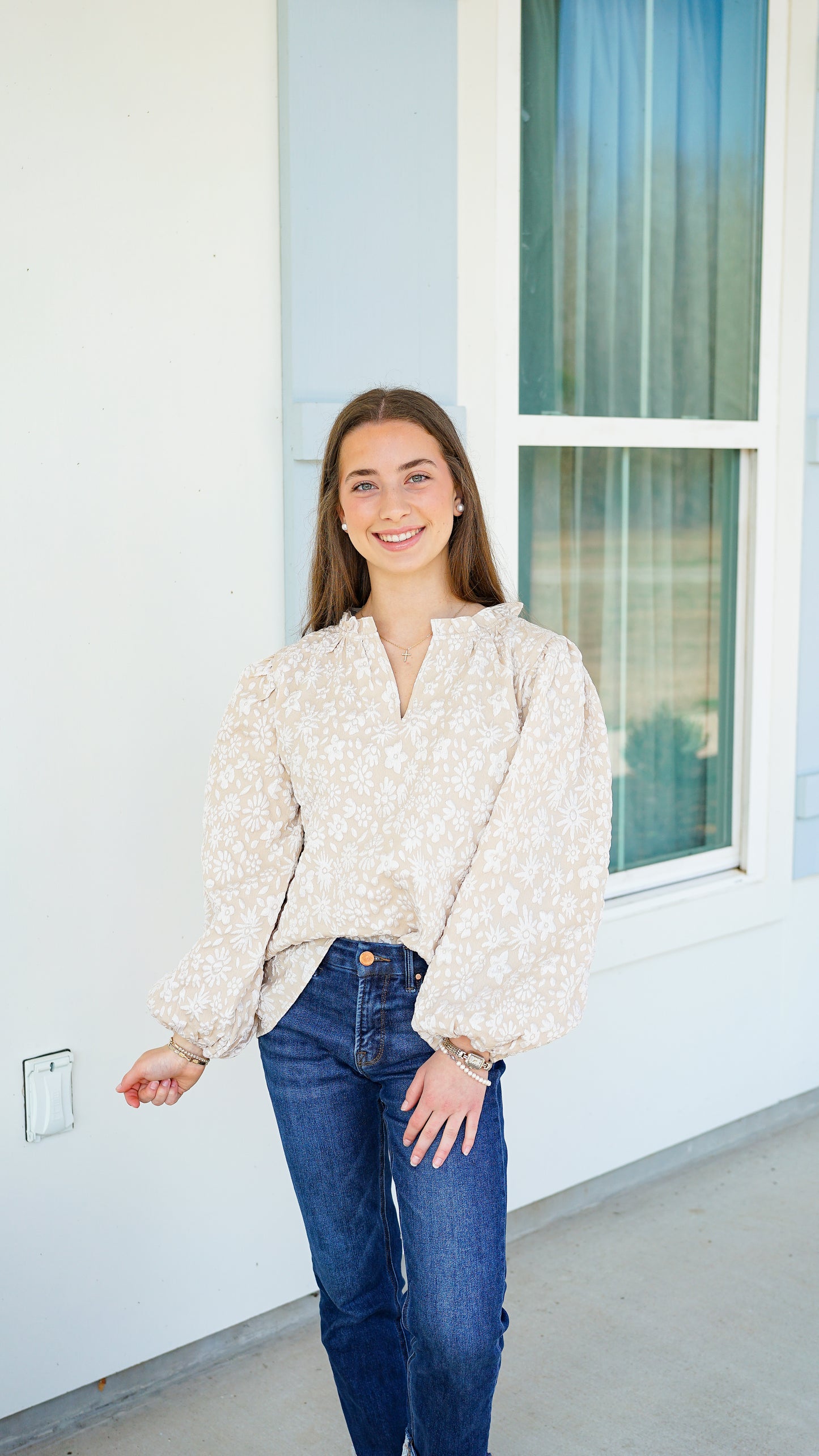 Grace Upon Grace Cream Long Sleeve