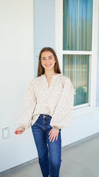 Grace Upon Grace Cream Long Sleeve