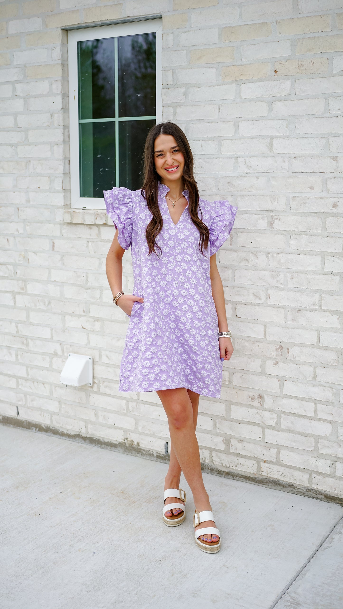 Frolick In Lavender Dress