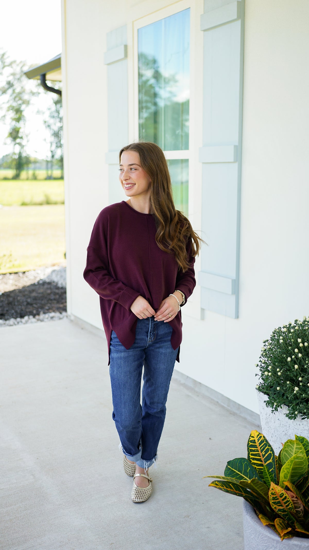 Nothing Like It Wine Sweater
