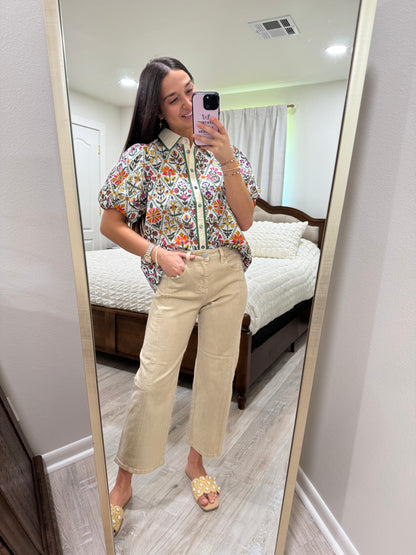 Clear It Up Latte Jeans