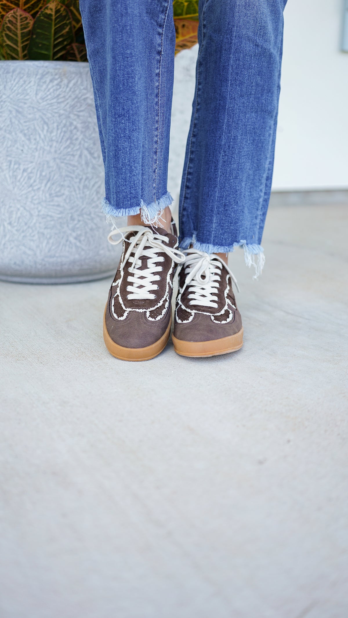 Chocolate Lace Sneakers