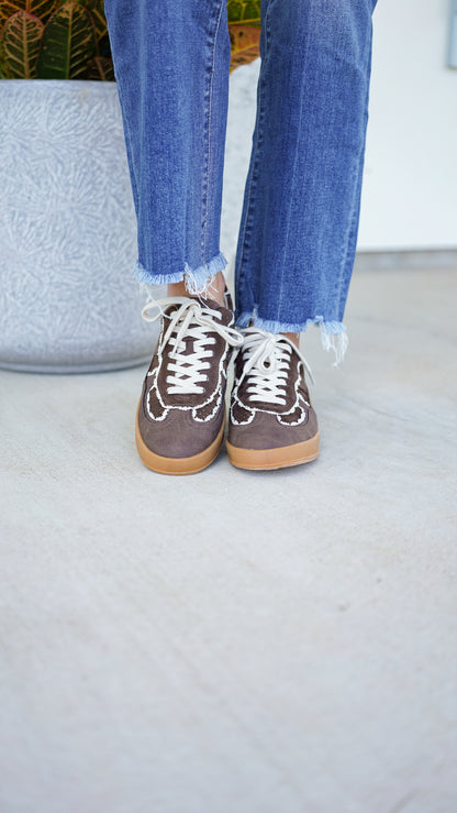 Chocolate Lace Sneakers