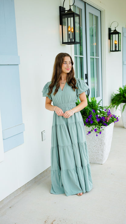 Save Me a Dance Sage Dress