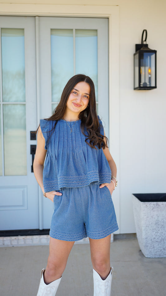 Just a Girl Denim Set