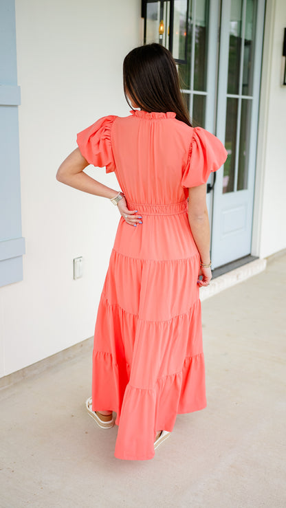 Save Me a Dance Coral Dress