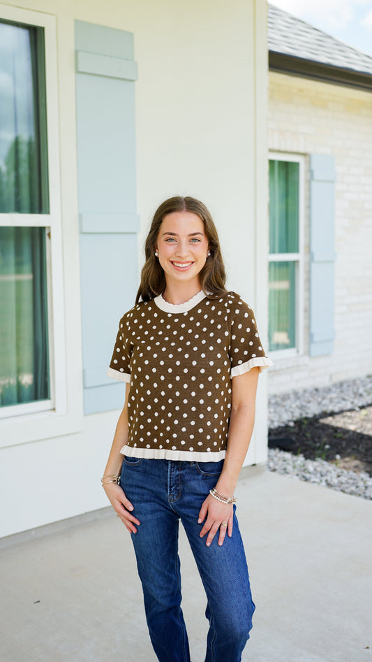 Polka Dot Pretty Top