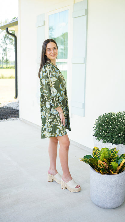 Let Love Lead Green Dress