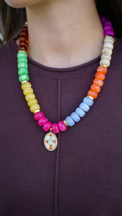 Queen Of Heaven Beaded Necklace