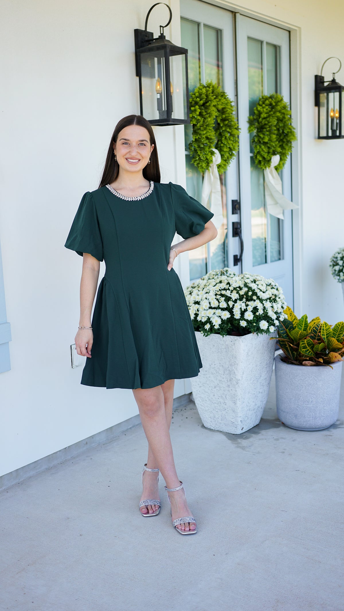 Elegant In Emerald Dress