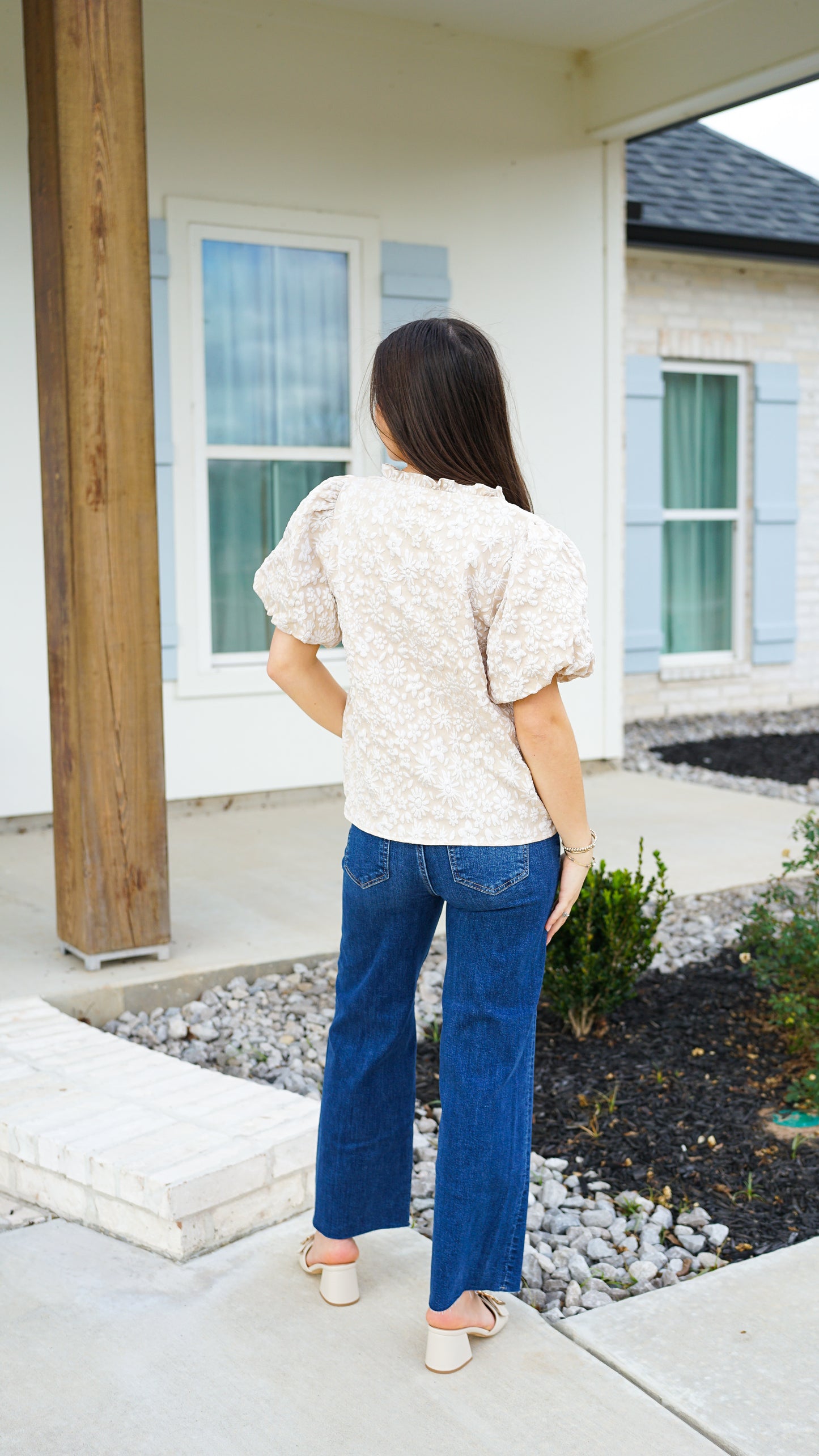 Grace Upon Grace Cream Top