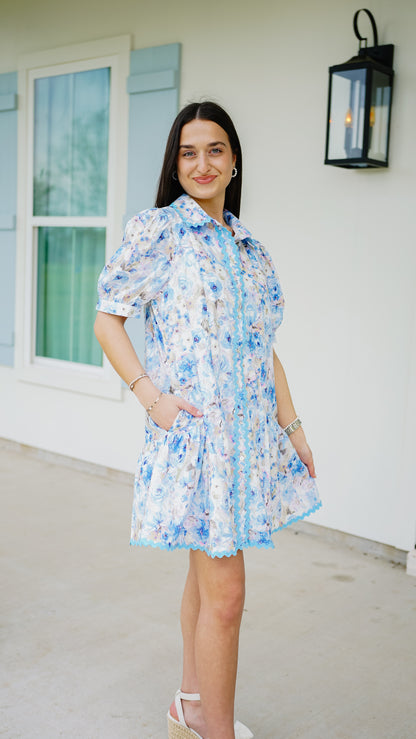 Blessings on Blessings Blue Dress