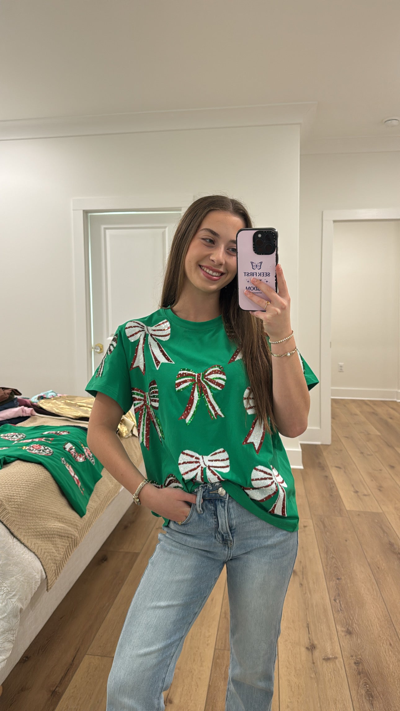 Candy Cane Lane Top