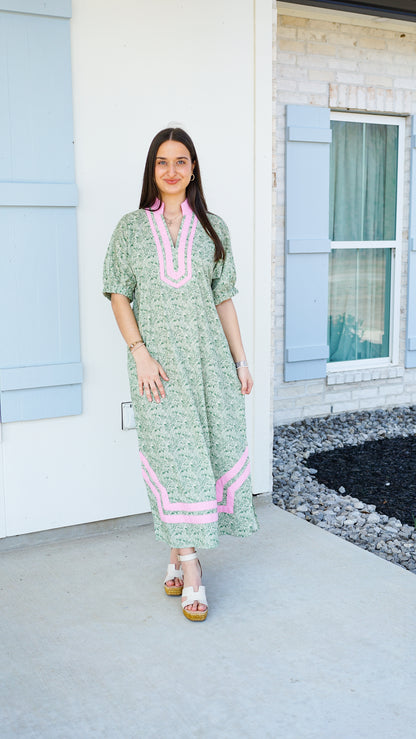 Under The Palms Midi Dress