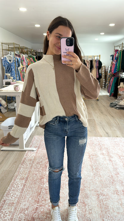 Somewhere Neutral Sweater