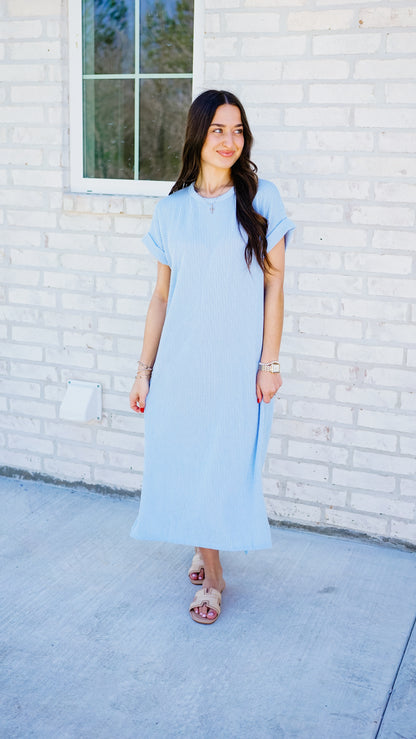 In The Clouds Light Blue Dress
