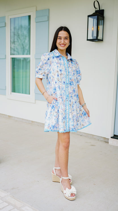 Blessings on Blessings Blue Dress
