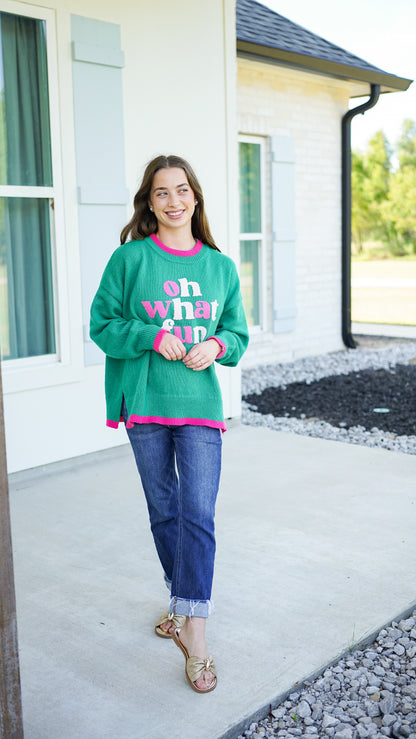 Oh What Fun Sweater