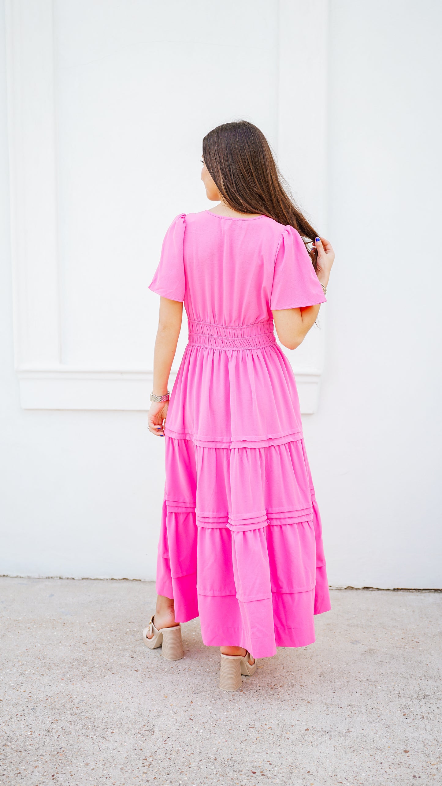 Pink Peonies Dress