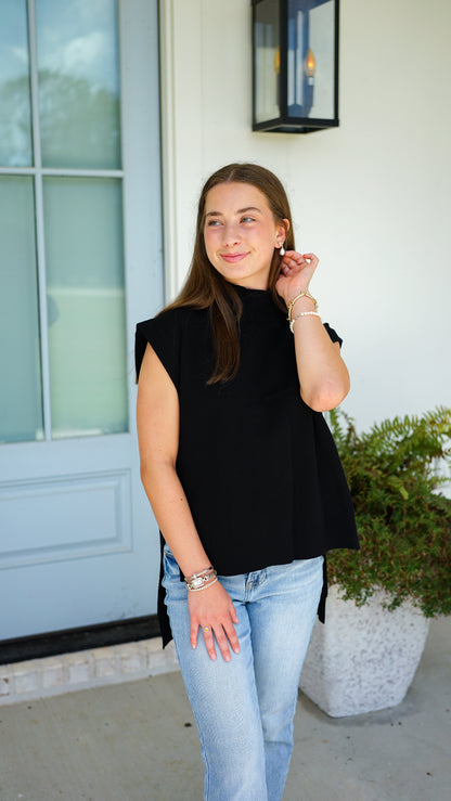 Simple and Chic Black Top