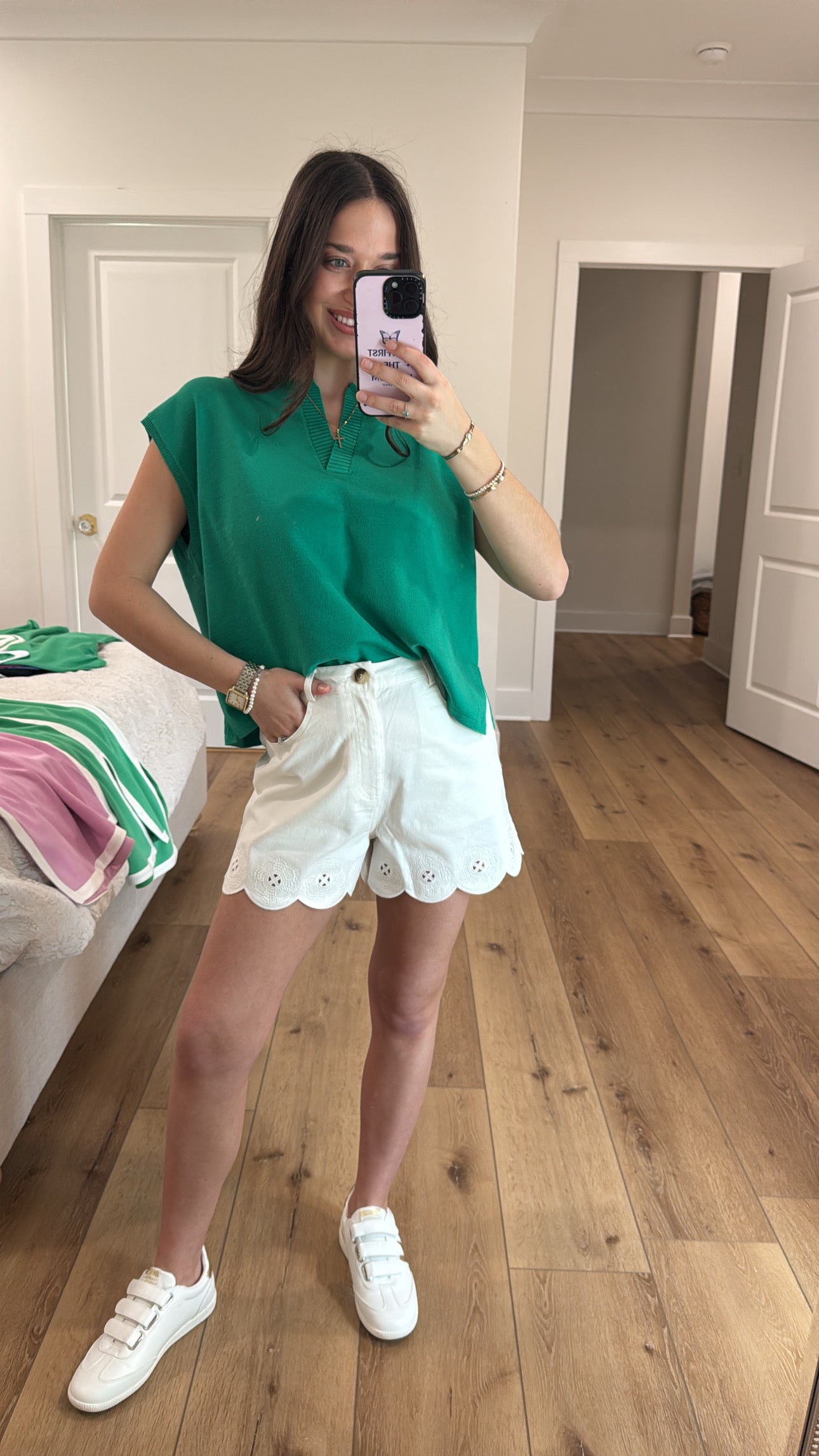 Time For Change Green Top