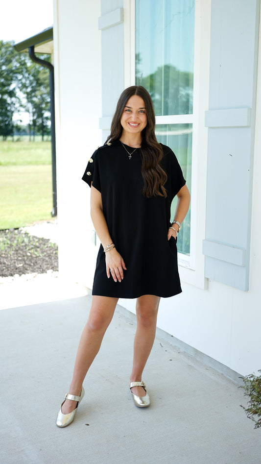 Sweet Treasure Black Dress