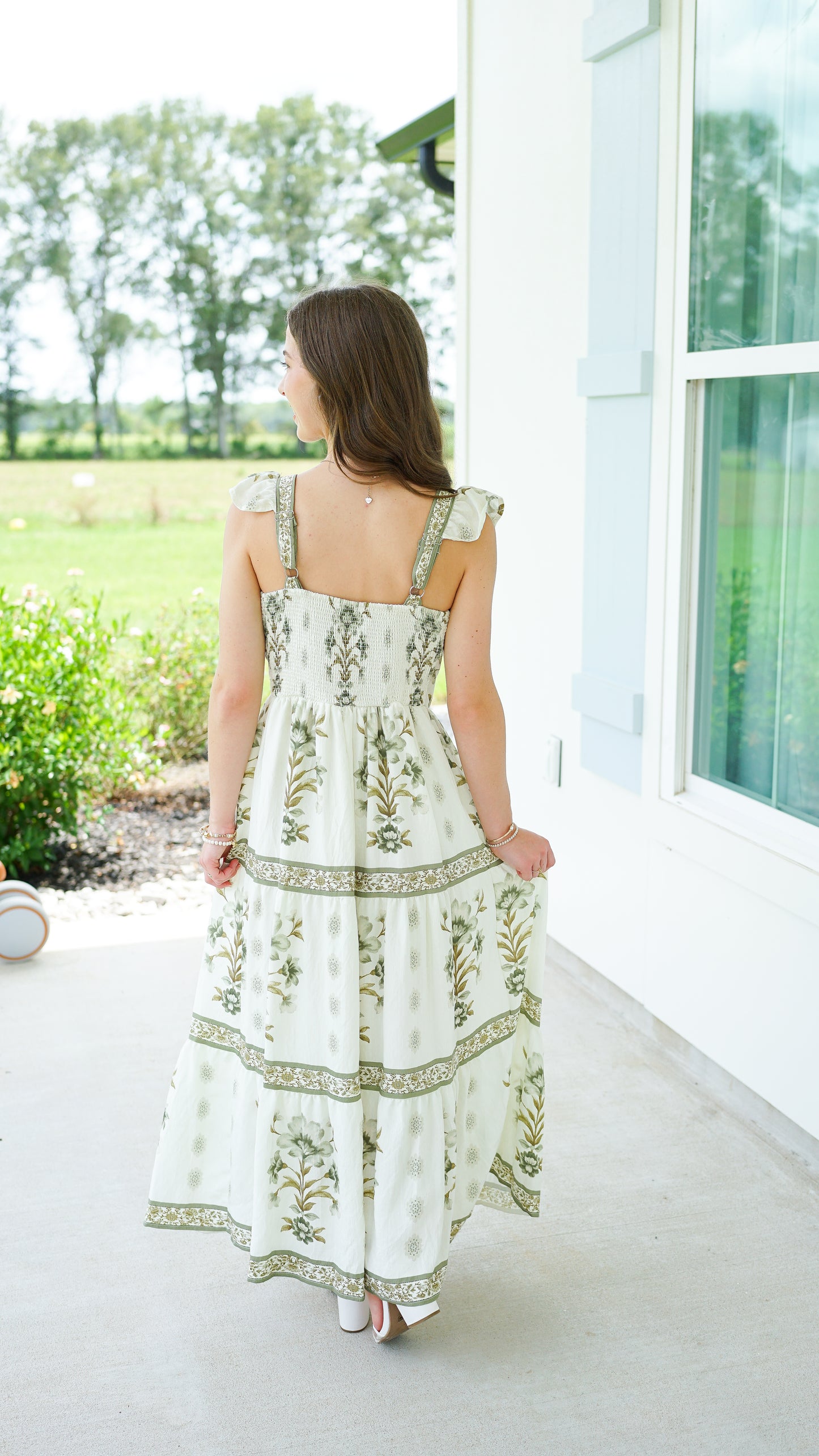 A Step Forward Midi Dress