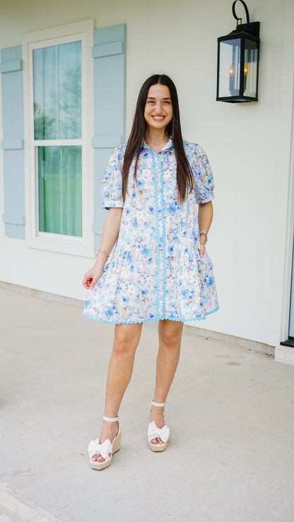Blessings on Blessings Blue Dress