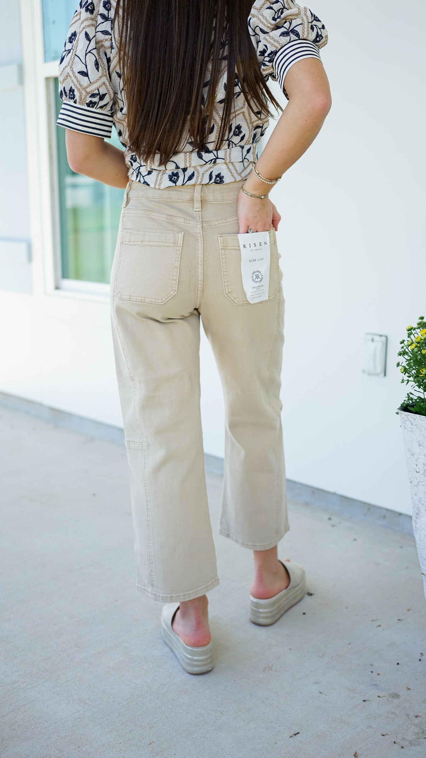 Clear It Up Latte Jeans