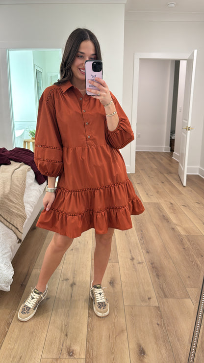 Peace of Christ Orange Dress