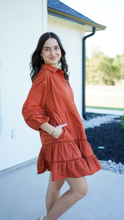 Peace of Christ Orange Dress