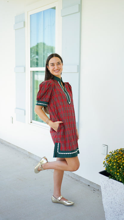 Christmas Plaid Dress