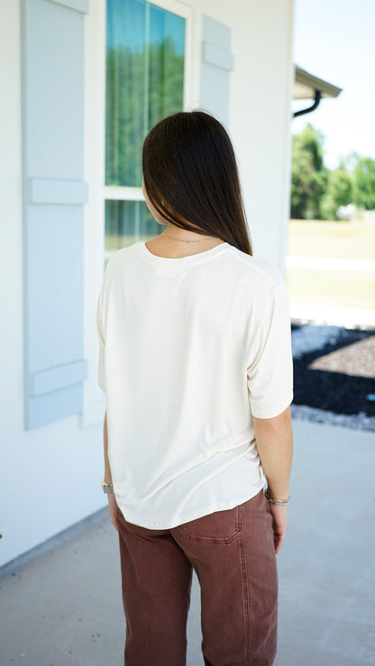 Simple as Can Be Cream Top