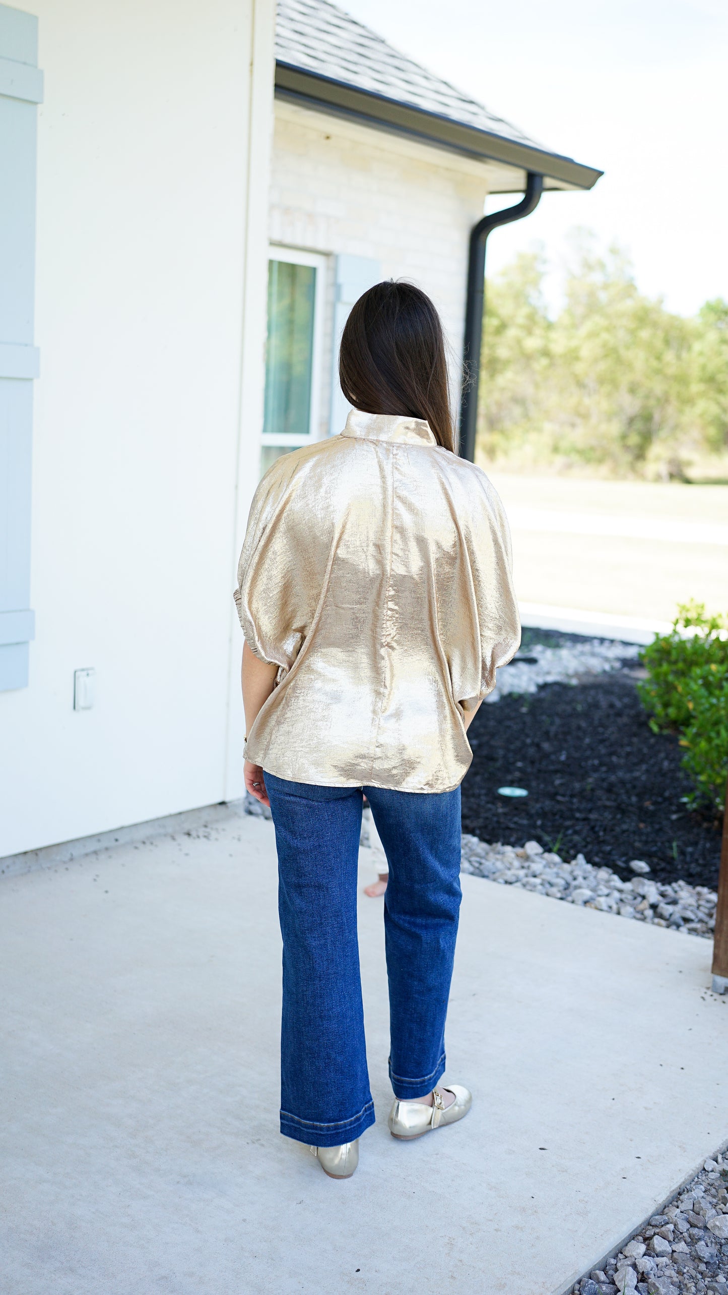 Sweet Shimmer Gold Top