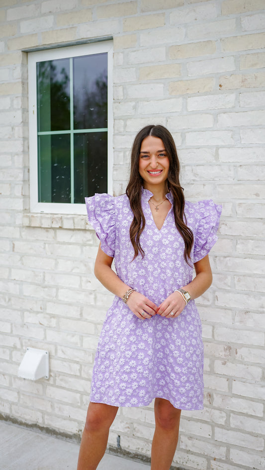 Frolick In Lavender Dress