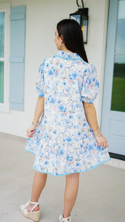 Blessings on Blessings Blue Dress