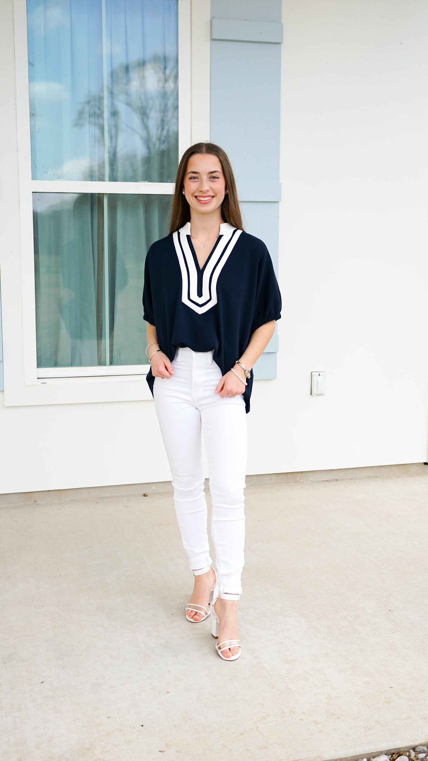 Style and Simplicity Navy Top