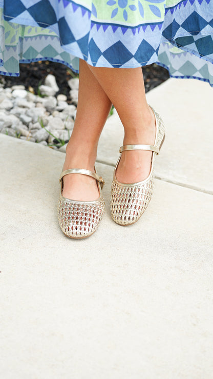 Golden Hour Ballet Flats
