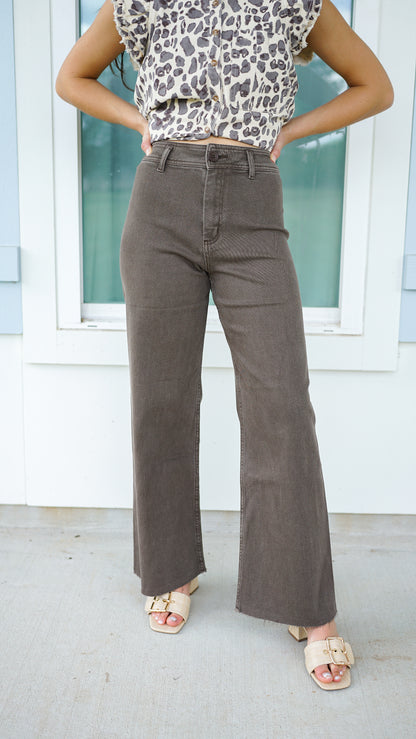 Never Better Brown Pants