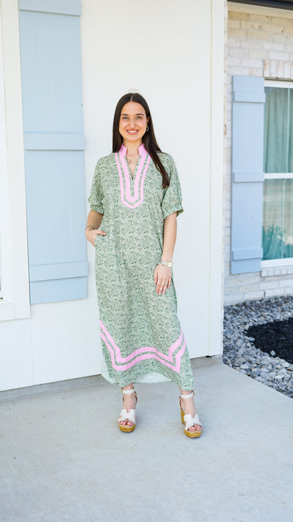 Under The Palms Midi Dress