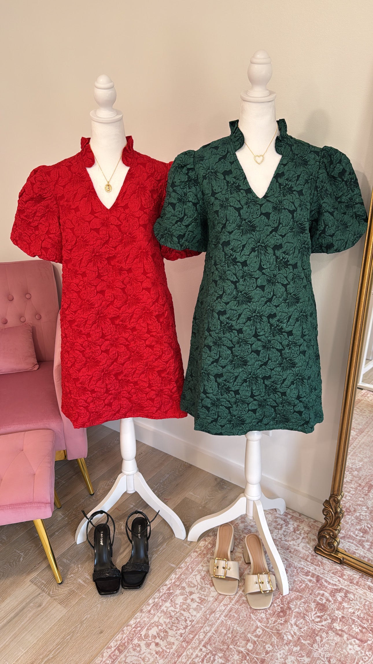 Cheerful Feelings Green Dress