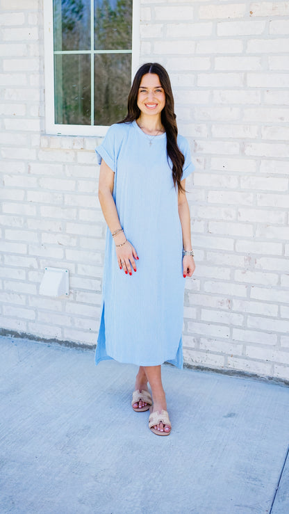 In The Clouds Light Blue Dress