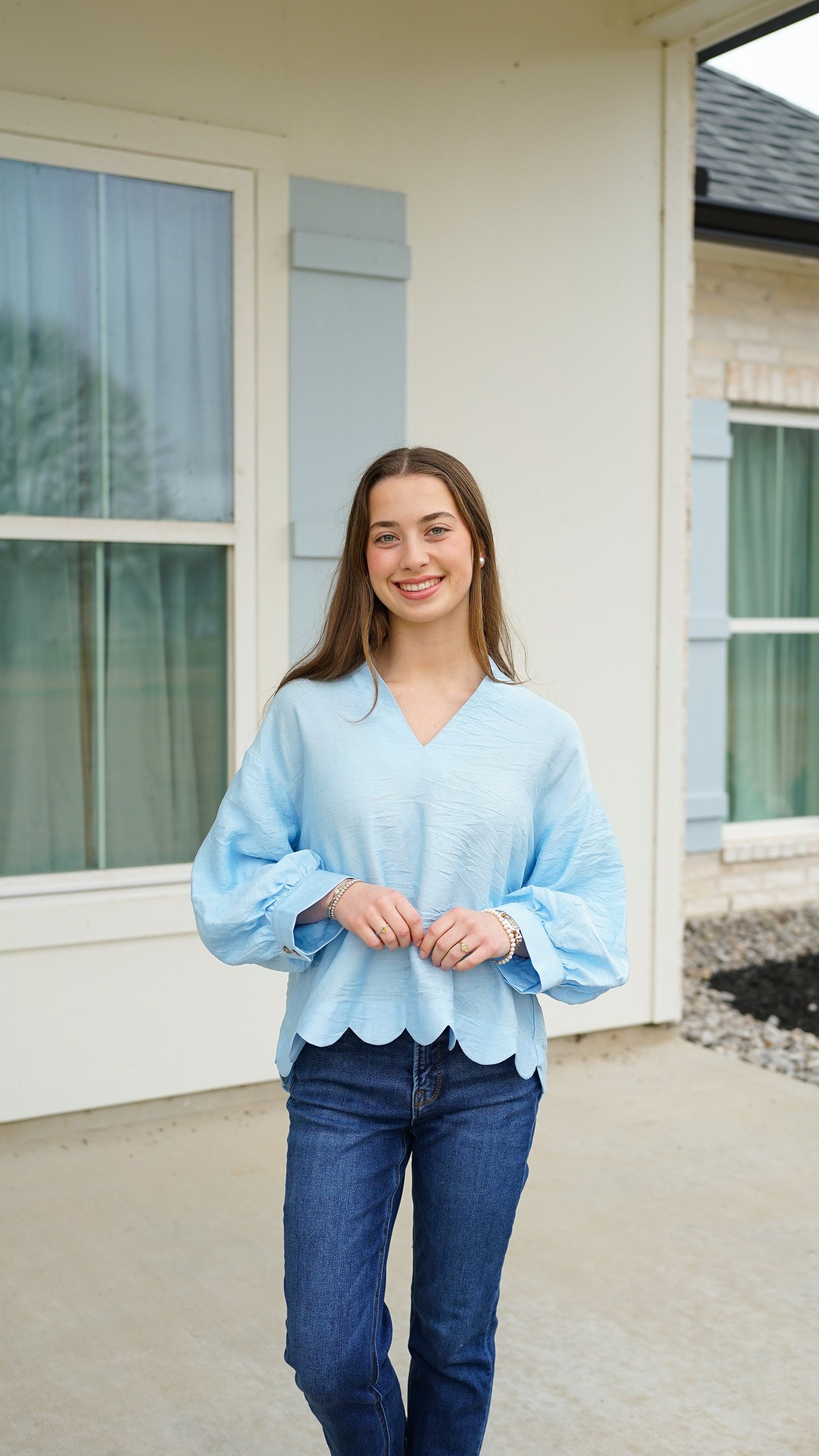 Don’t Overthink It Blue Top