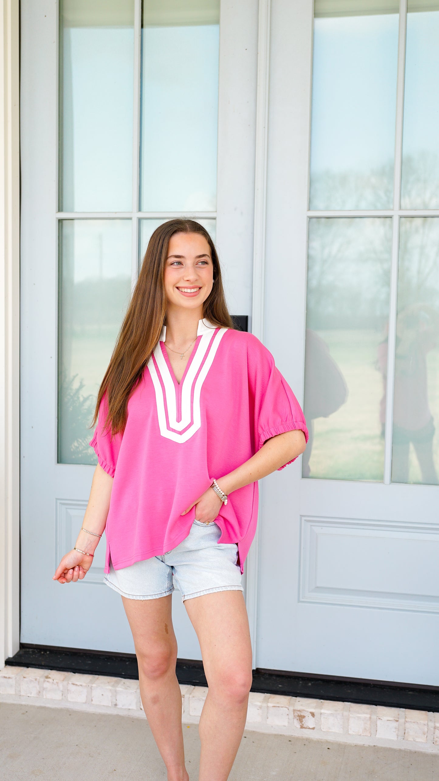 Style and Simplicity Pink Top